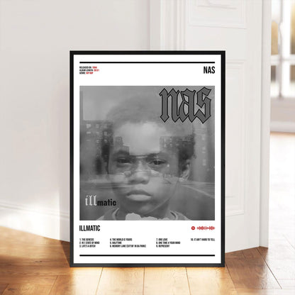 Nas "Illmatic" Album Decor Poster (Digital Download)