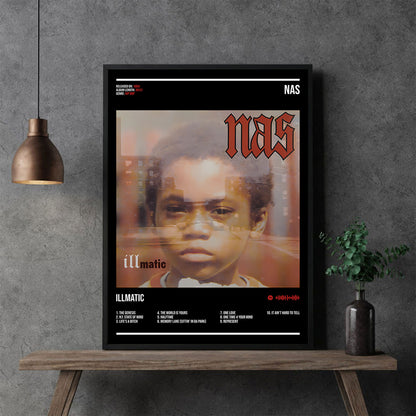 Nas "Illmatic" Album Decor Poster (Digital Download)