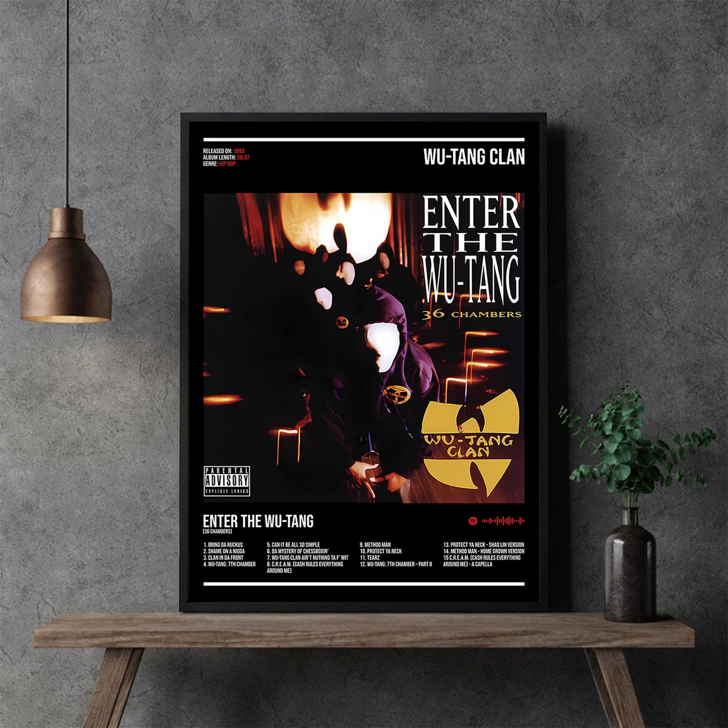 Wu-Tang Clan Album Decor Poster (Digital Download)