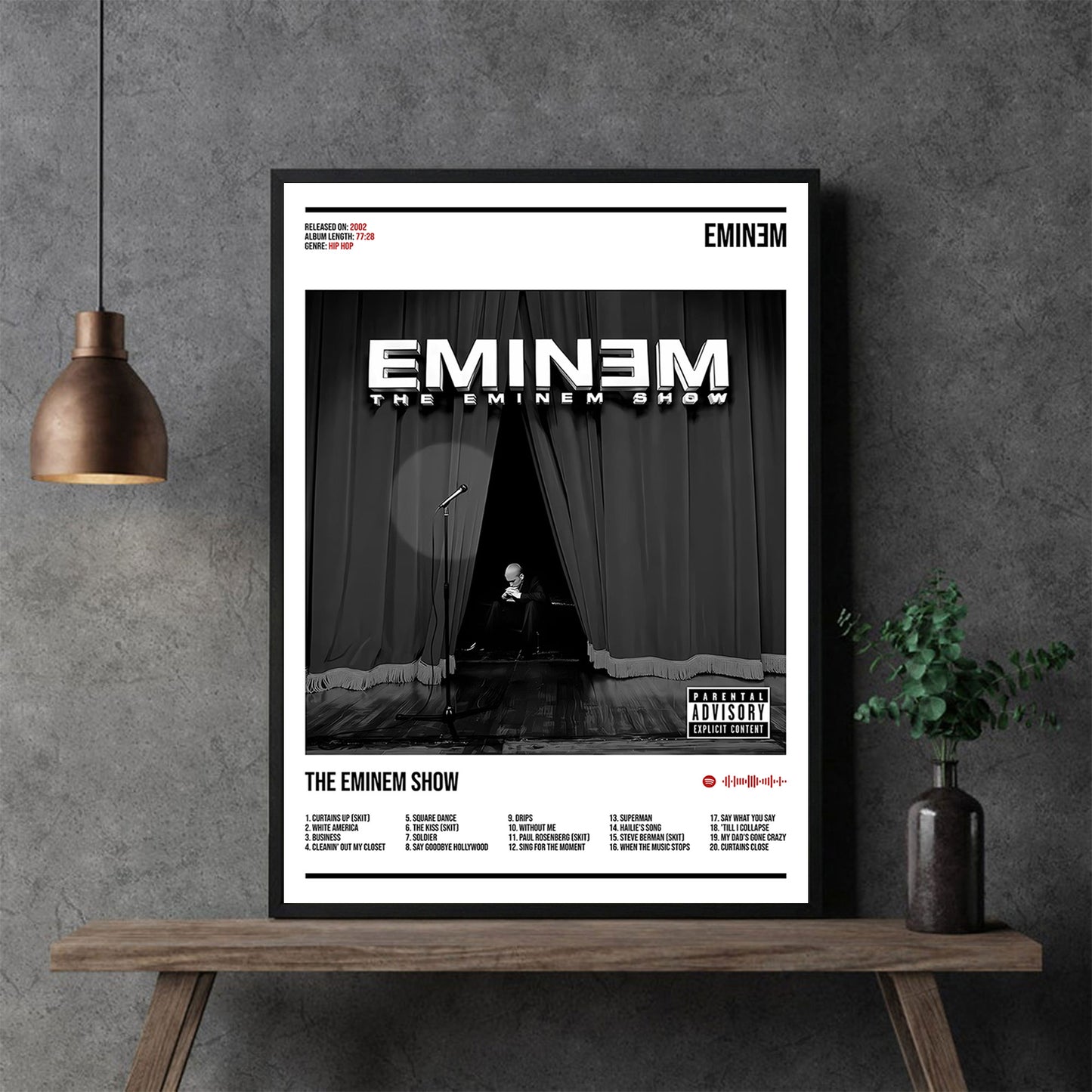 Eminem "The Eminem Show" Album Decor Poster (Digital Download)