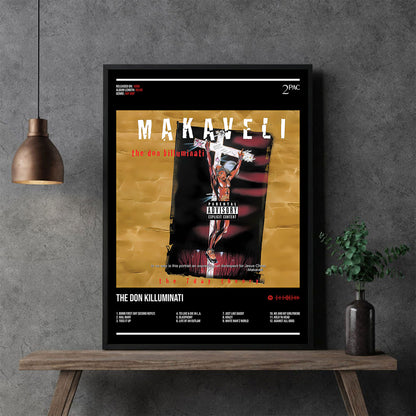 2Pac "Makaveli" Album Decor Poster (Digital Download)