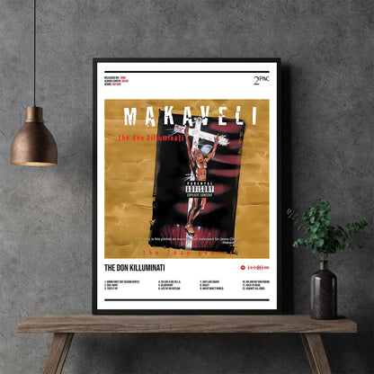2Pac "Makaveli" Album Decor Poster (Digital Download)