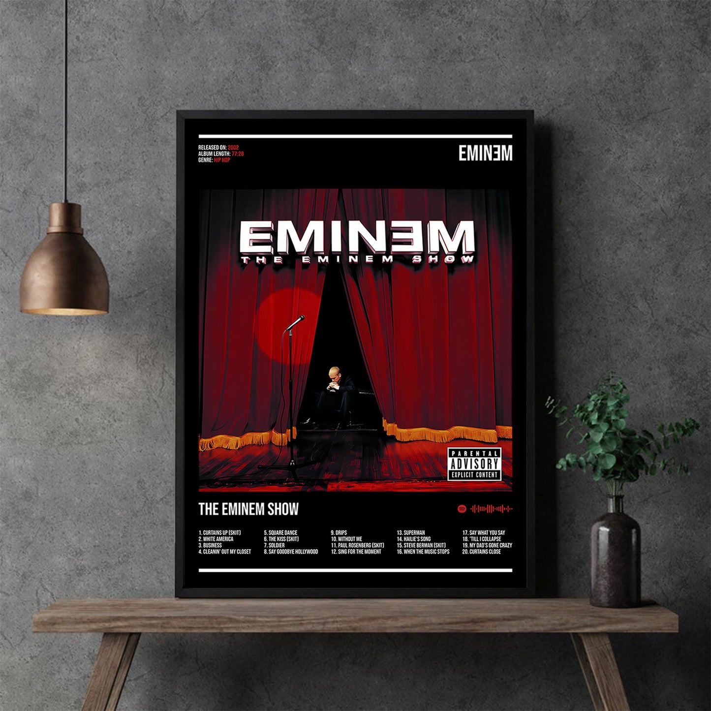 Eminem "The Eminem Show" Album Decor Poster (Digital Download)