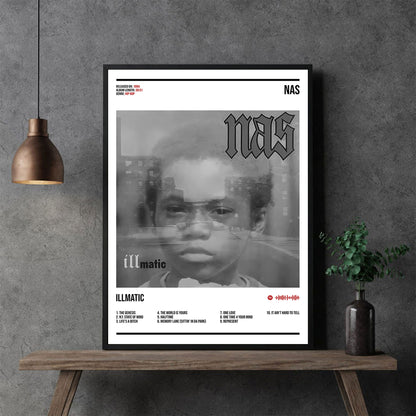 Nas "Illmatic" Album Decor Poster (Digital Download)
