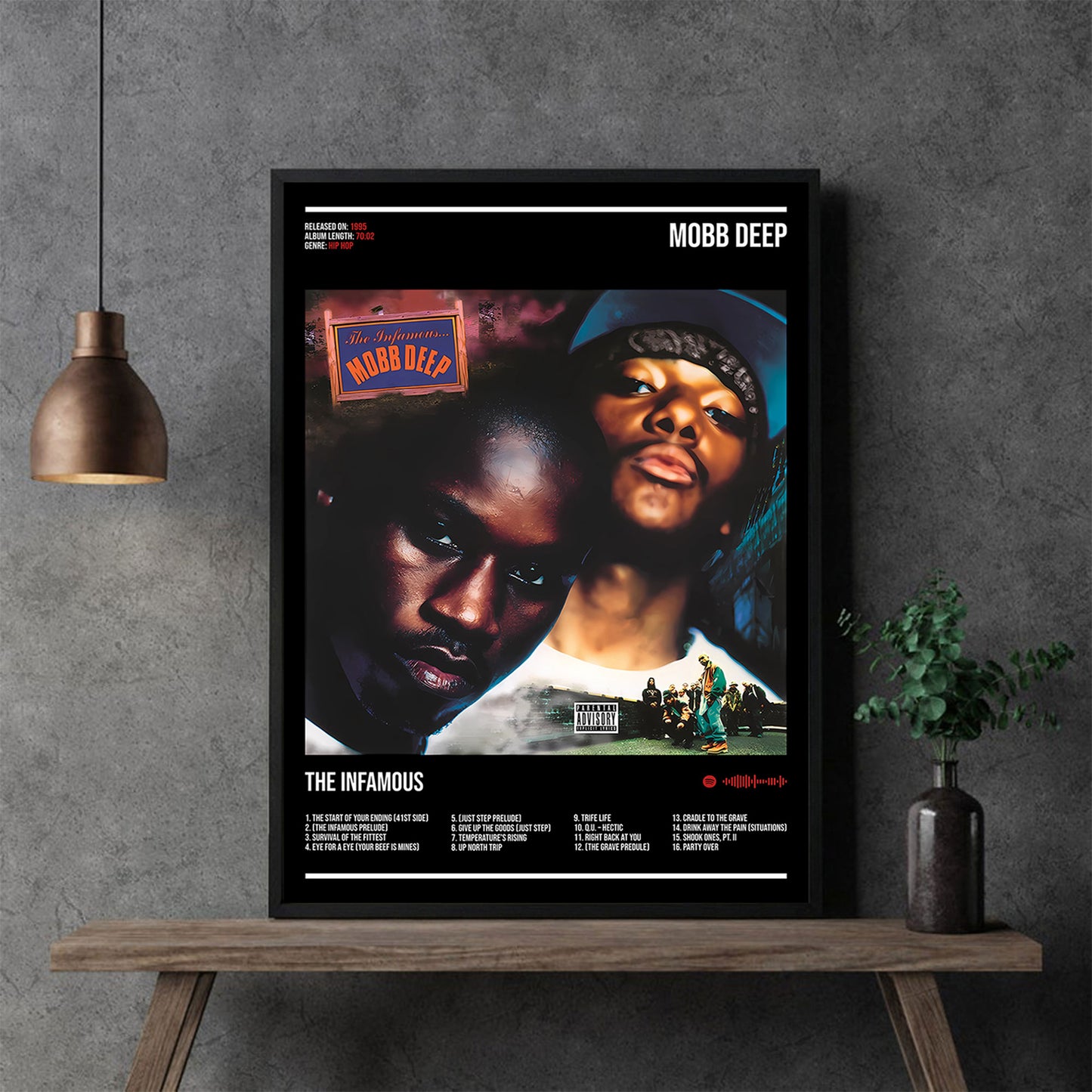 Mobb Deep "The Infamous" Album Decor Poster (Digital Download)