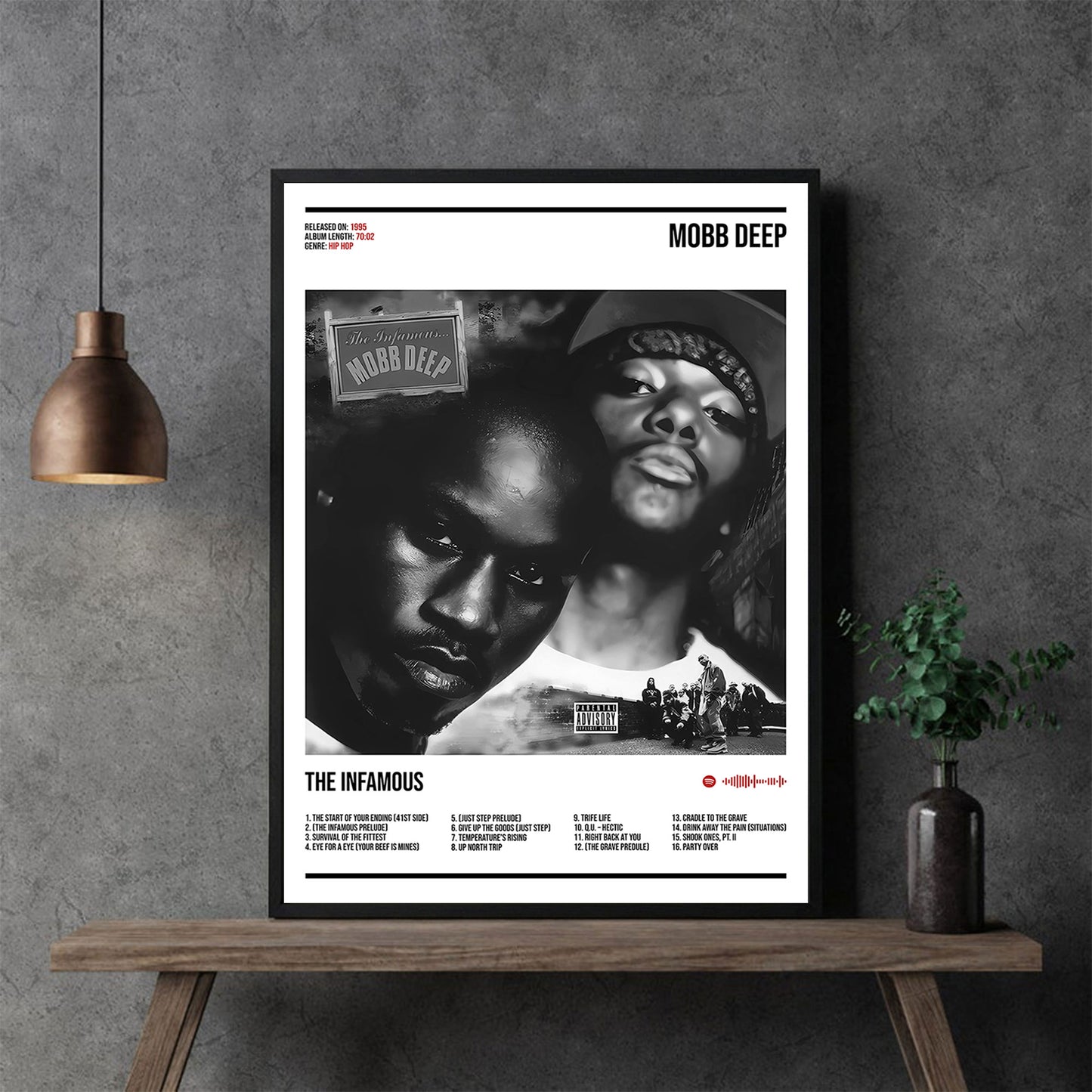 Mobb Deep "The Infamous" Album Decor Poster (Digital Download)