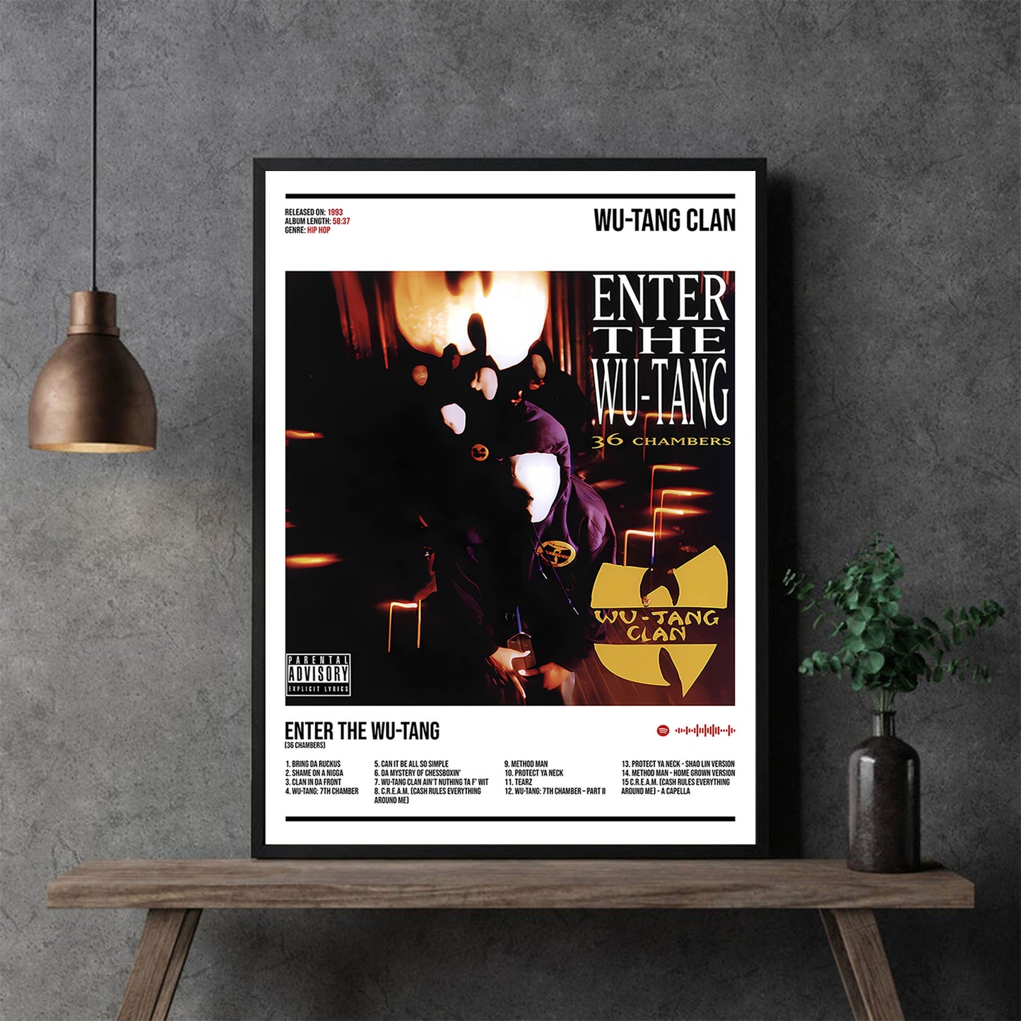 Wu-Tang Clan Album Decor Poster (Digital Download)