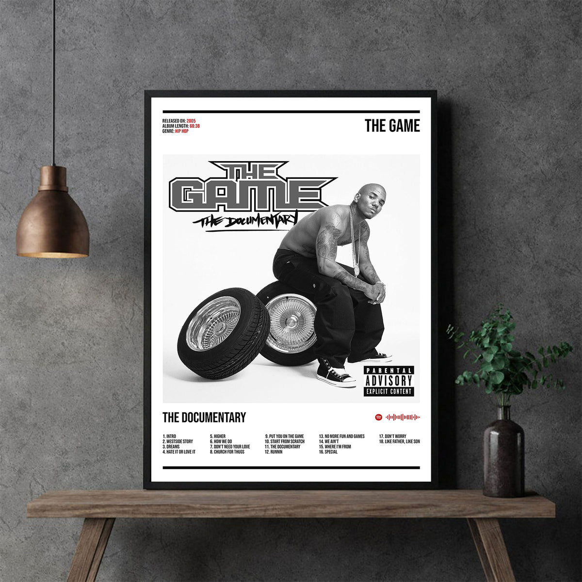 The Game "The Documentary" Album Decor Poster (Digital Download)