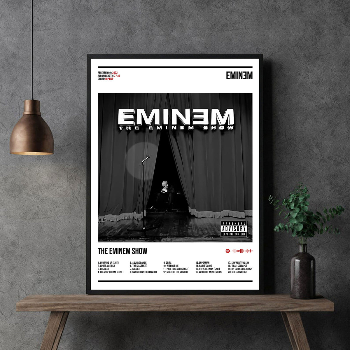 Eminem "The Eminem Show" Album Decor Poster (Digital Download)