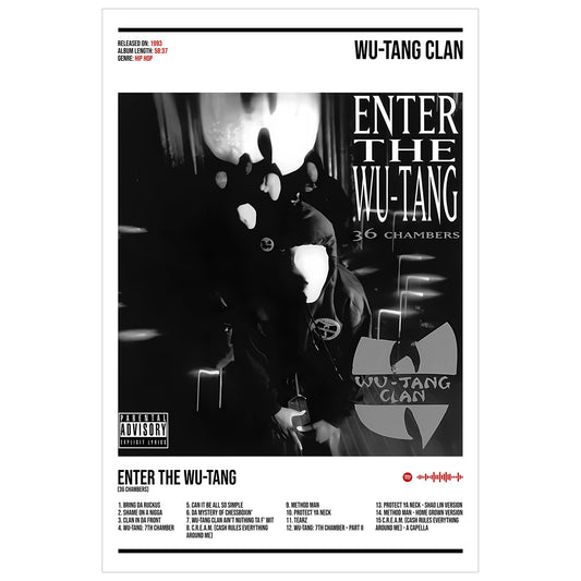 Wu-Tang Clan Album Decor Poster (Digital Download)