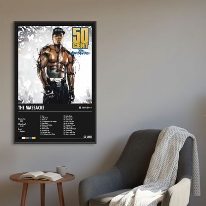 50 Cent "The Massacre" Album Decor Poster (Digital Download)
