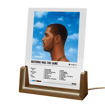 Drake "Nothing Was The Same" Album Decor Acrylic LED Frame