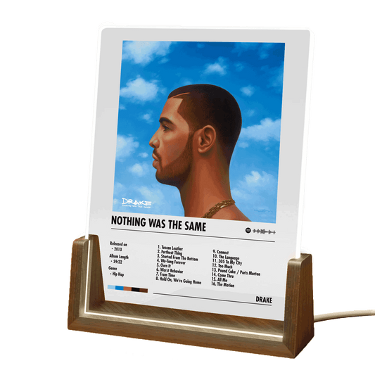 Drake "Nothing Was The Same" Album Decor Acrylic LED Frame