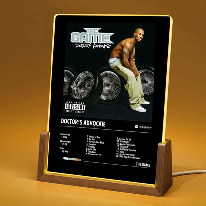 The Game "Doctor's Advocate" Album Decor Acrylic LED Frame