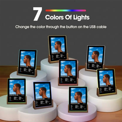 Dake "Nothing Was The Same" Album Decor Acrylic LED Frame