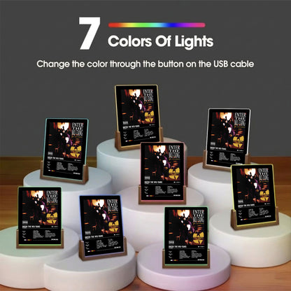 Wu-Tang Clan Album Decor Acrylic LED Frame