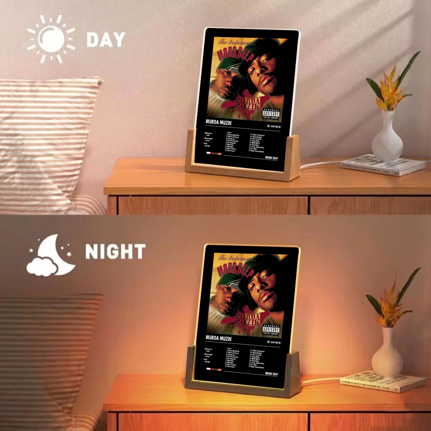 Mobb Deep Album Decor Acrylic LED Frame