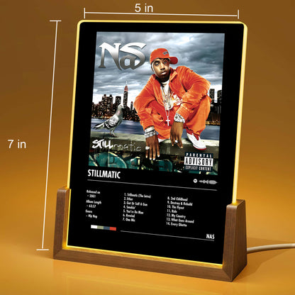 Nas "Stillmatic" Album Decor Acrylic LED Frame