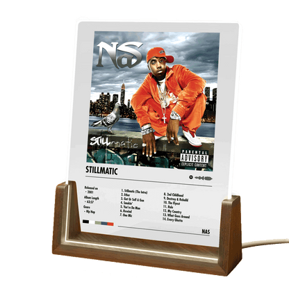 Nas "Stillmatic" Album Decor Acrylic LED Frame