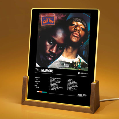 Mobb Deep "The Infamous" Album Decor Acrylic LED Frame