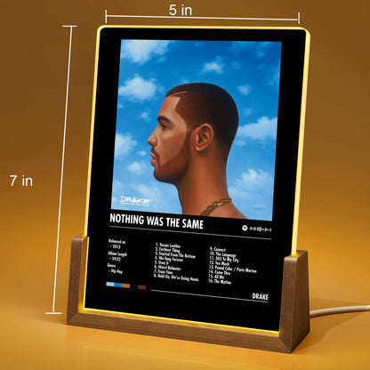 Dake "Nothing Was The Same" Album Decor Acrylic LED Frame