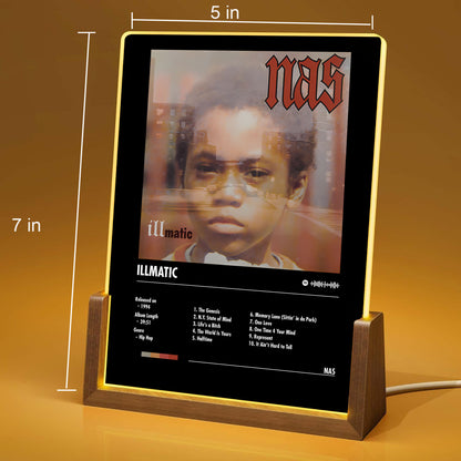 Nas "Illmatic" Album Decor Acrylic LED Frame