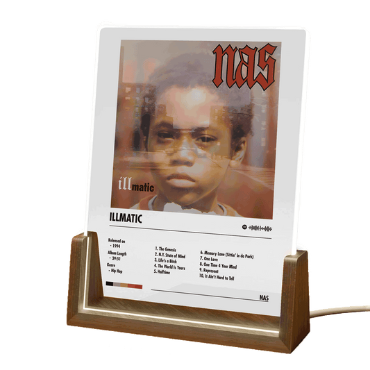 Nas "Illmatic" Album Decor Acrylic LED Frame