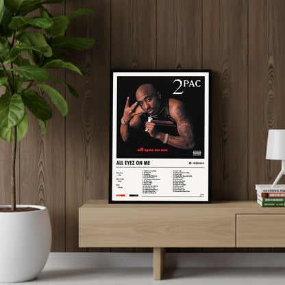 2Pac "All Eyez On Me" Album Decor Poster (Digital Download)