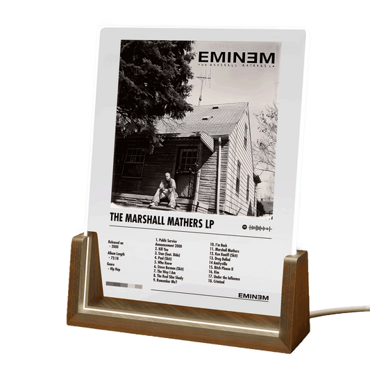 Eminem  "The Marshall Mathers LP" Album Decor Acrylic LED Frame