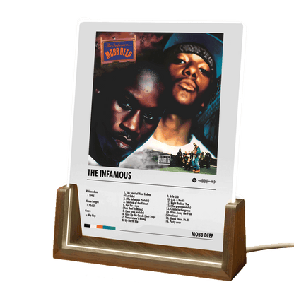 Mobb Deep "The Infamous" Album Decor Acrylic LED Frame