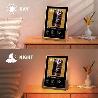 2Pac "Makaveli" Album Decor Acrylic LED Frame
