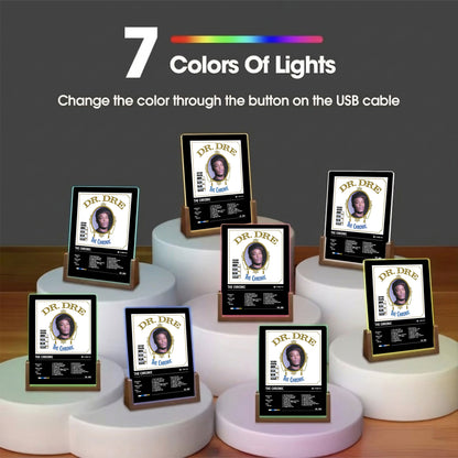 Dr. Dre "The Chronic" Album Decor Acrylic LED Frame
