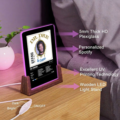Dr. Dre "The Chronic" Album Decor Acrylic LED Frame