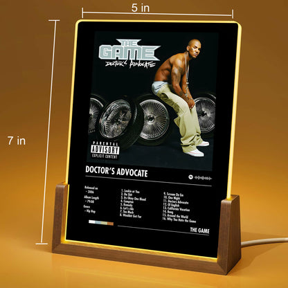 The Game "Doctor's Advocate" Album Decor Acrylic LED Frame