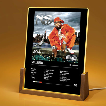Nas "Stillmatic" Album Decor Acrylic LED Frame