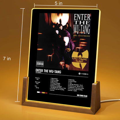 Wu-Tang Clan Album Decor Acrylic LED Frame