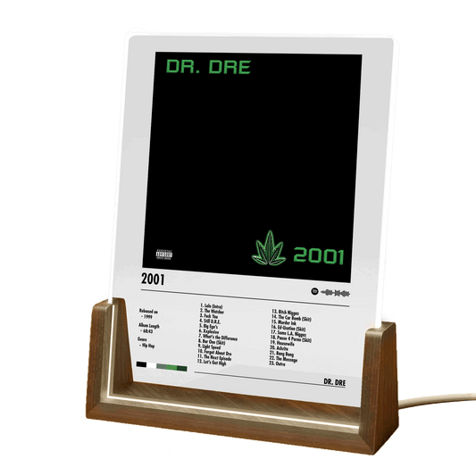 Dr. Dre "2001" Album Decor Acrylic LED Frame